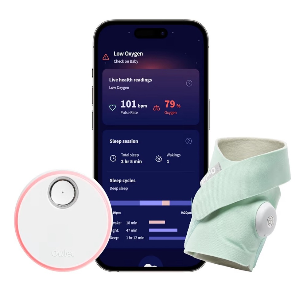 Owlet Smart Sock Baby Monitor - Mint